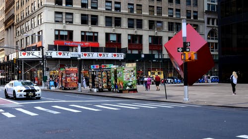 在纽约街头活动 · 免费素材视频