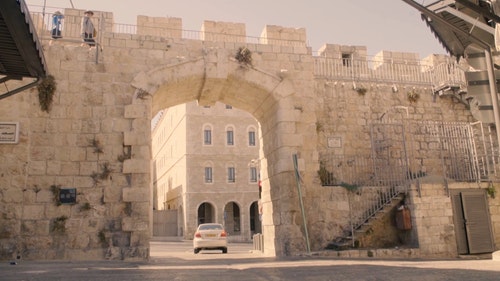 有关以色列,停放的汽车,古城的免费素材视频