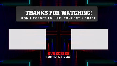 有关YouTube, youtube outro, 动画的免费素材视频