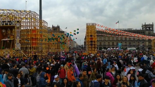 有关dia de los muertos,フェスティバルメキシカンスカ,人的免费素材视频