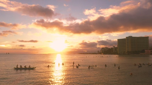 有关划独木舟,夏威夷,天堂的免费素材视频