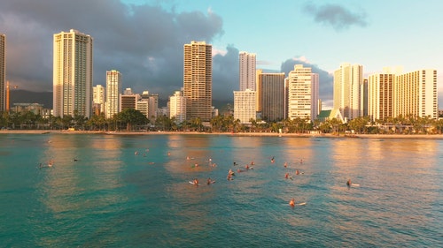 有关夏威夷,天堂,威基基的免费素材视频