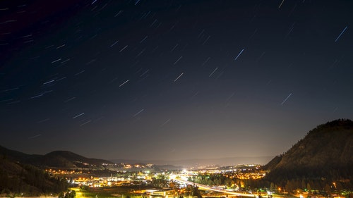 有关galaxy,城市,夜灯的免费素材视频