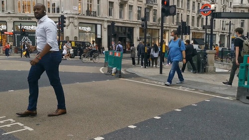 有关交通,人,伦敦市中心的免费素材视频
