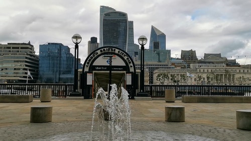 有关伦敦市中心,喷泉,城市的免费素材视频