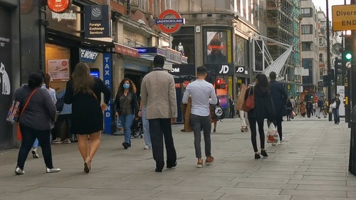 有关人,伦敦市中心,城市的免费素材视频
