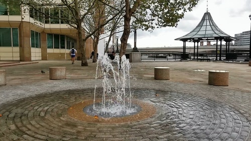 有关伦敦市中心,伦敦,喷泉的免费素材视频