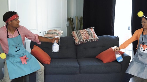 有关人,喷雾瓶,喷的免费素材视频