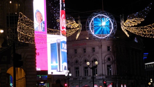 有关伦敦市,伦敦大笨钟,圣诞气氛的免费素材视频