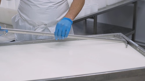 有关乳胶手套,乳酪,室内的免费素材视频