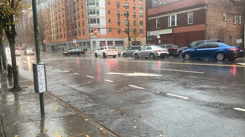 有关下雨,人行道,城市的免费素材视频
