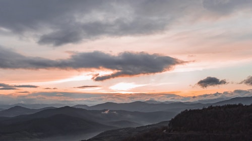 有关剪影,天空,山的免费素材视频