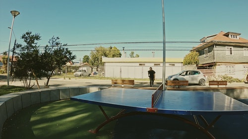 有关乒乓球,人,後空翻的免费素材视频