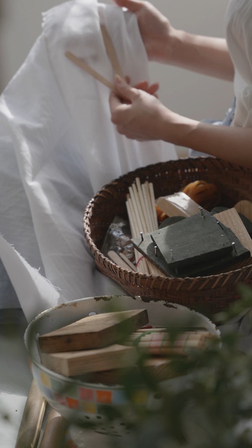 有关垂直视频,工艺品,布的免费素材视频