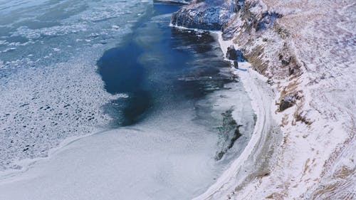 有关冬季, 冰河, 冷的免费素材视频