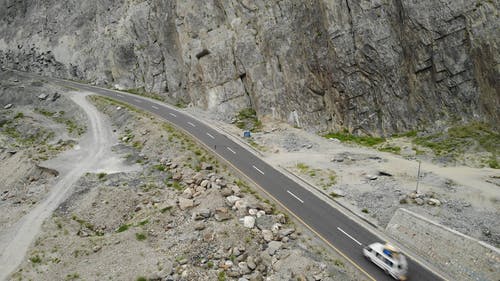 有关交通, 山路, 岩石的免费素材视频
