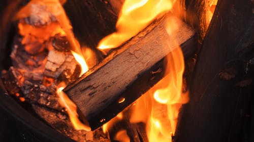 有关光, 大火, 木柴的免费素材视频