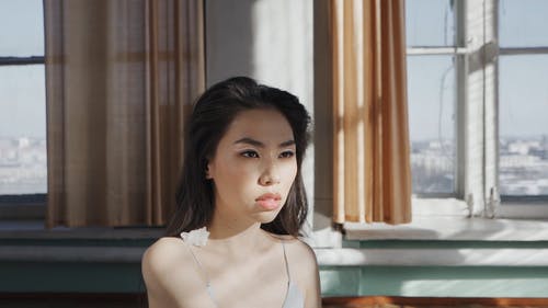 有关＃室内, 凝视, 化妆的免费素材视频