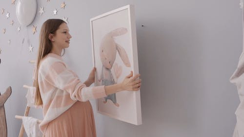 有关兔子, 在家, 婴儿服装的免费素材视频