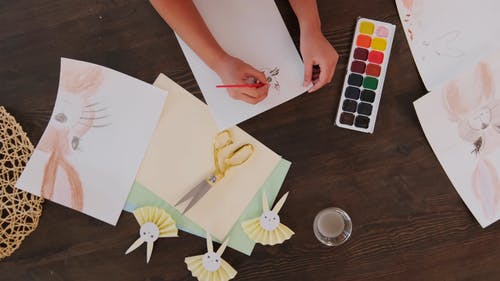 有关上色, 俯视图, 涂料的免费素材视频