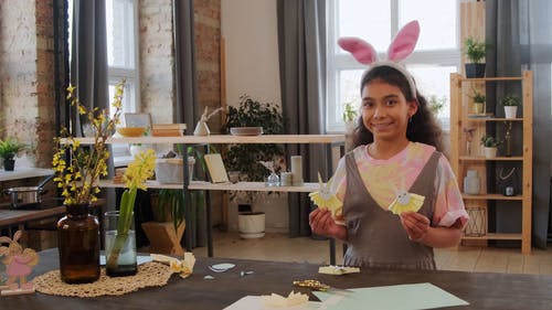 有关兔子耳朵, 创造力, 可爱的免费素材视频