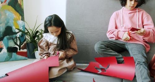 有关切割, 剪刀, 创造力的免费素材视频