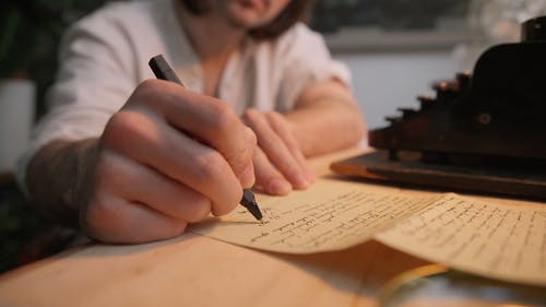 有关人, 信, 写下来的免费素材视频