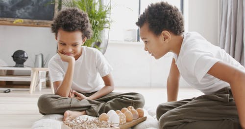 有关上漆的, 兄弟, 在地上的免费素材视频