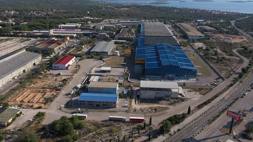 有关仓库, 屋顶, 工业区的免费素材视频