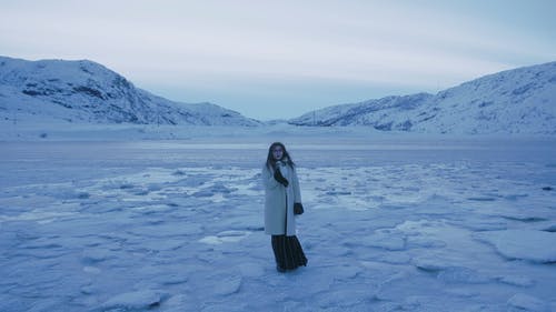 有关冬天的背景, 冬季, 冰冻的湖面的免费素材视频