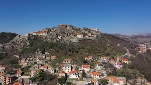 有关城市, 天空, 山的免费素材视频