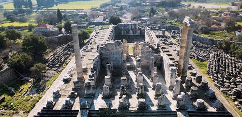 有关列, 古老的, 废墟的免费素材视频