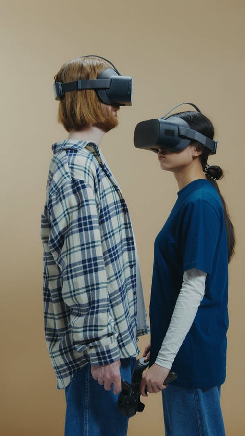有关VR, 一对, 垂直视频的免费素材视频