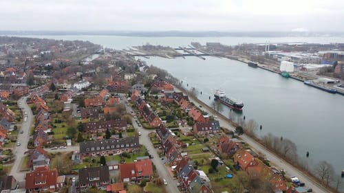 有关交通, 城镇, 屋顶的免费素材视频