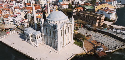 有关城市, 建筑, 从上面的免费素材视频