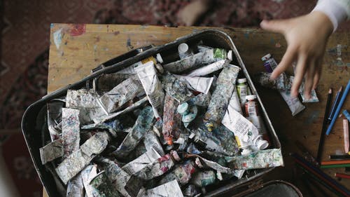 有关Flatlay, 小孩, 彩色铅笔的免费素材视频