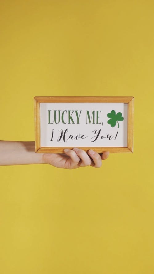 有关三叶草, 垂直视频, 手的免费素材视频