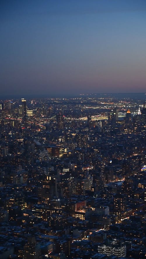 有关垂直视频, 城市, 城市的灯光的免费素材视频