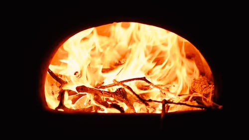 有关壁炉, 大火, 木柴的免费素材视频