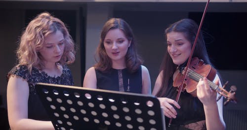 有关古典乐队, 和谐, 女性的免费素材视频