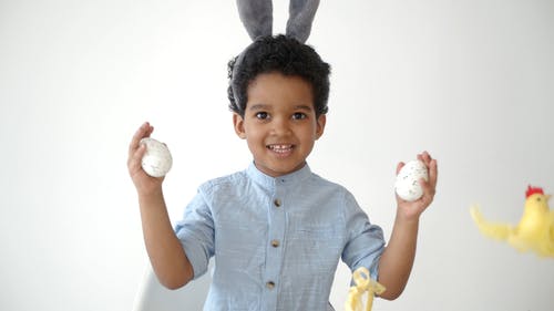 有关＃室内, 儿童, 兔子耳朵的免费素材视频