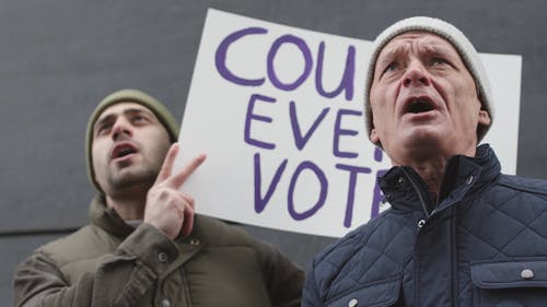 有关低角度拍摄, 公共, 抗议的免费素材视频