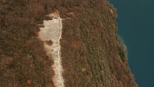 有关山区, 平面, 从上面的免费素材视频