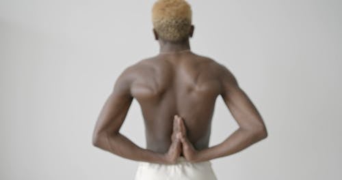 有关人, 双手合十, 后背的免费素材视频