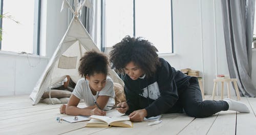 有关儿童, 功课, 图书的免费素材视频