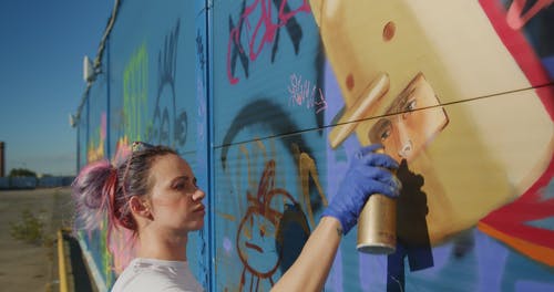 有关上漆的, 丙烯酸涂料, 创作的的免费素材视频