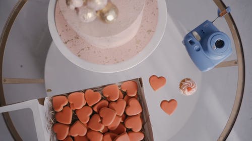 有关Flatlay, 圆形, 巧克力的免费素材视频