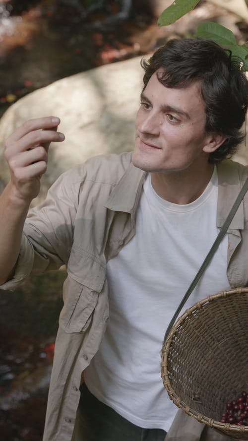 有关人, 咖啡豆, 垂直视频的免费素材视频