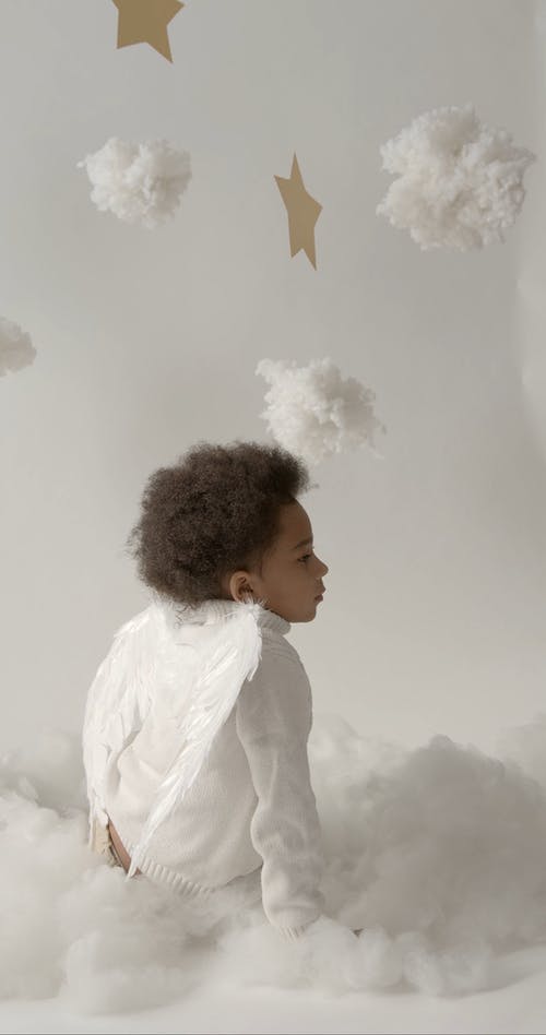 有关剪纸, 垂直视频, 天使的免费素材视频