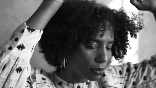 有关单色, 女人, 特写的免费素材视频